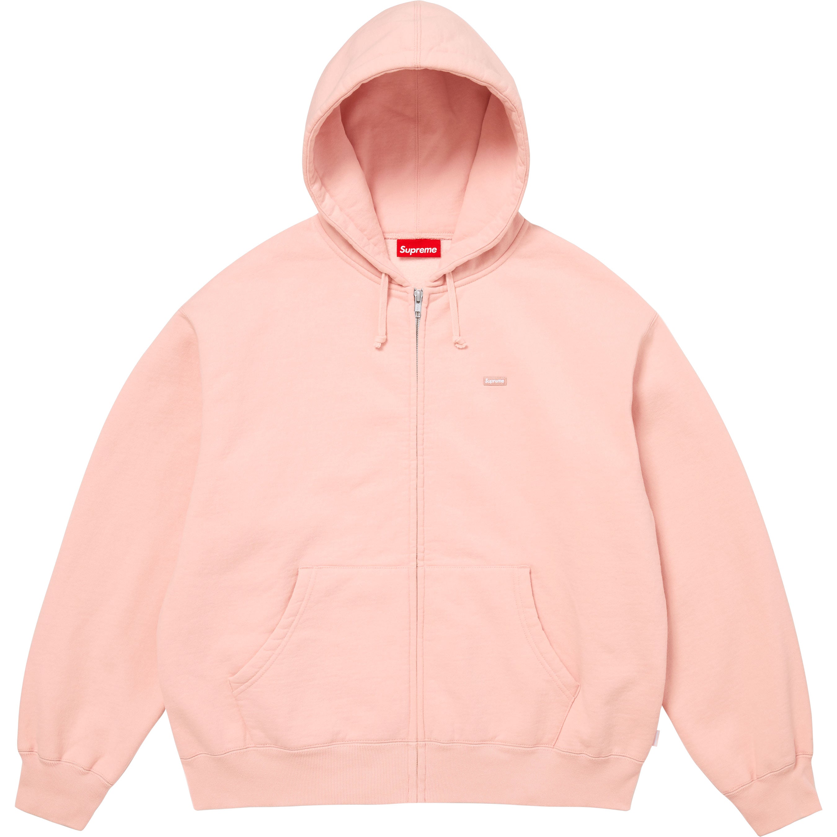 Small Box Zip Up Hooded Sweatshirt view 5